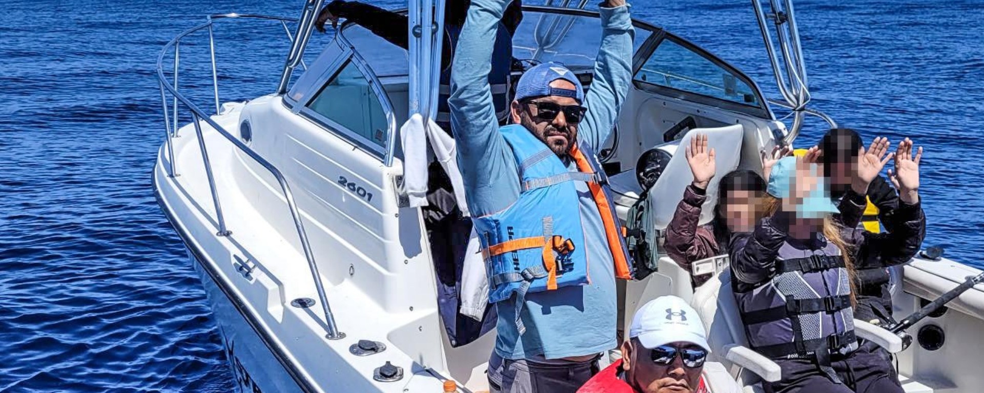 Embarcación interceptada por CBP con migrantes ilegales