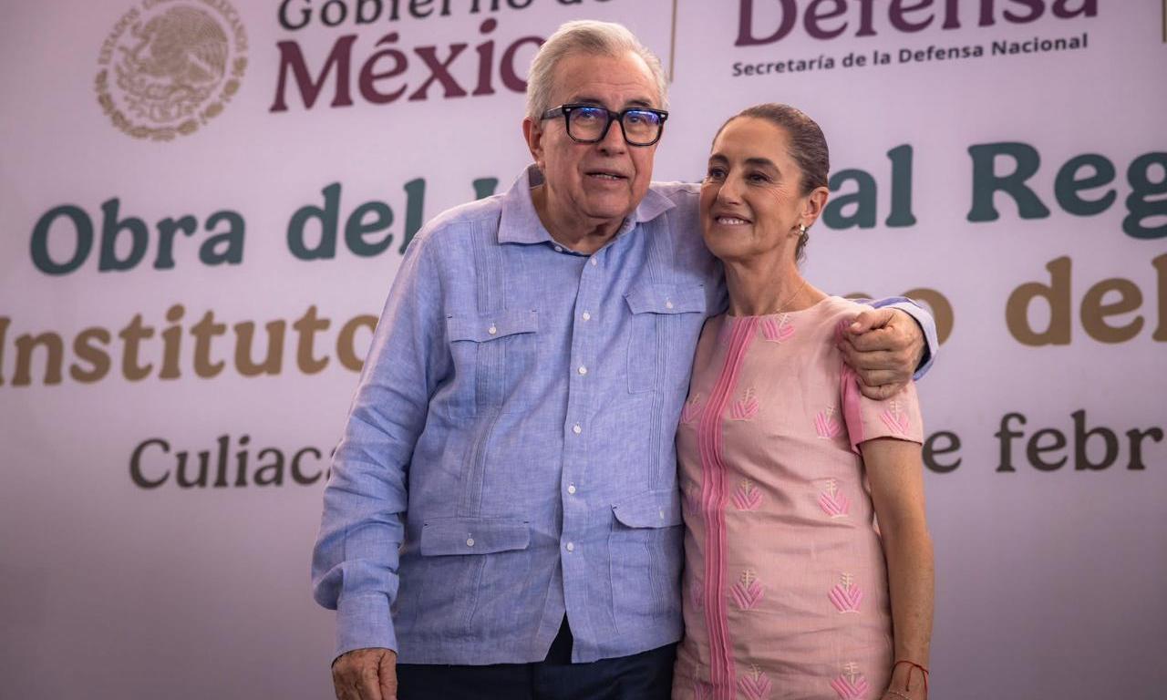 Claudia Sheinbaum y Rubén Rocha Moya