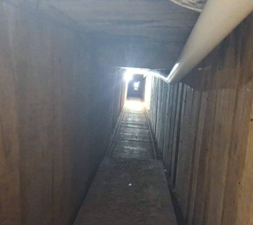 Descubren narcotúnel con tecnología deslizante en Tijuana; conectaba con San Diego
