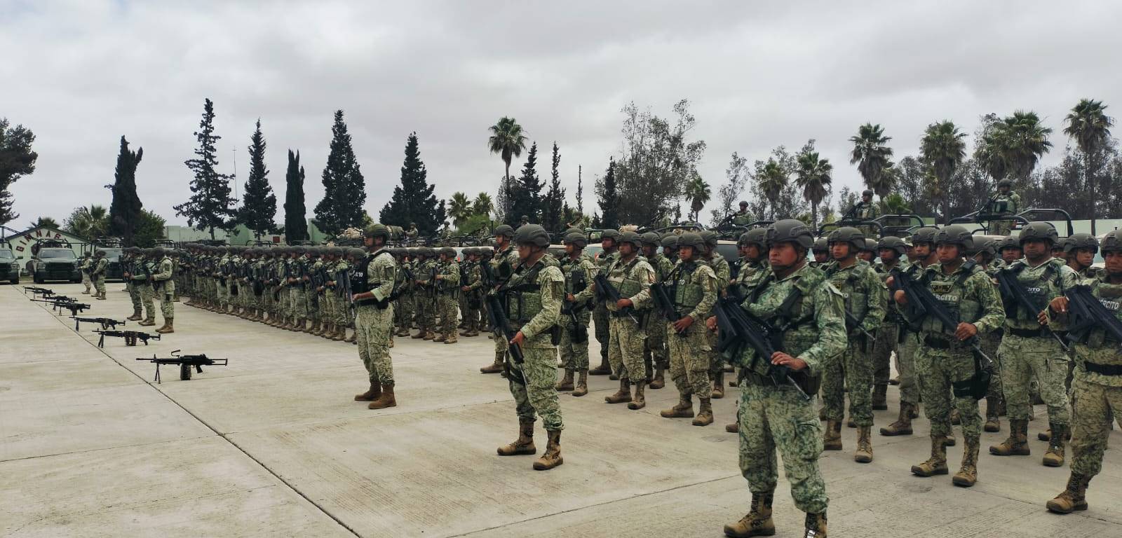 Militares en formación