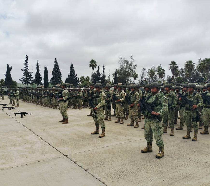 Militares en formación