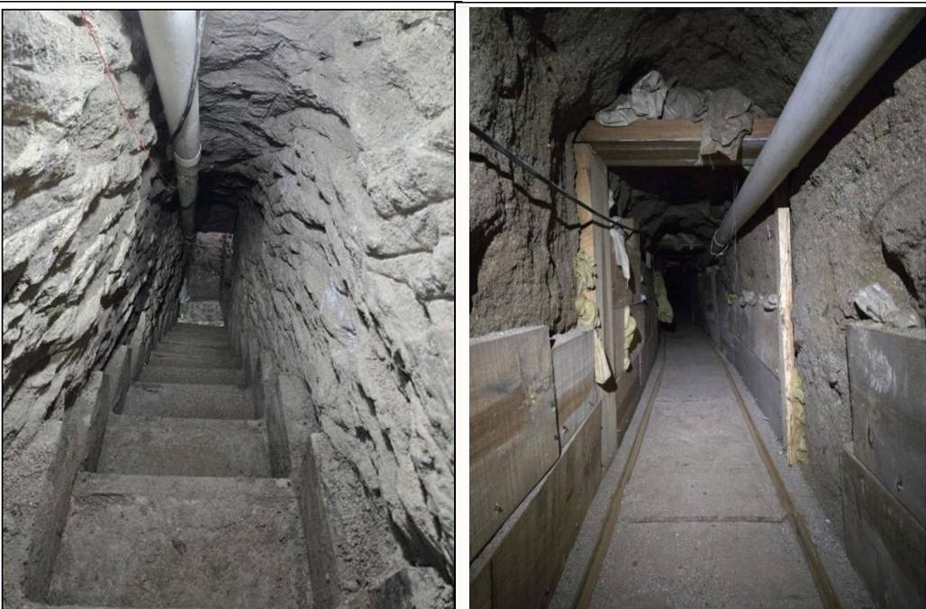 Descubren sofisticado nanotúnel fronterizo en Otay Mesa; incautan más de una tonelada de cocaína valuada en 45 millones de dólares