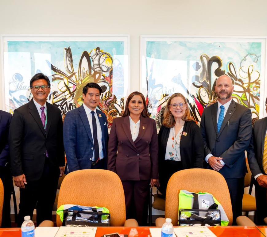 Claudia Agatón fortalece cooperación estratégica con autoridades de Los Ángeles