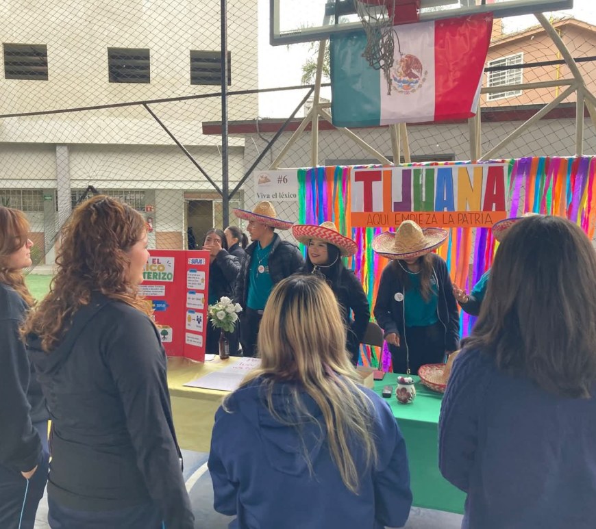 Celebra la Escuela Normal Fronteriza la Novena Edición de la Feria del Español