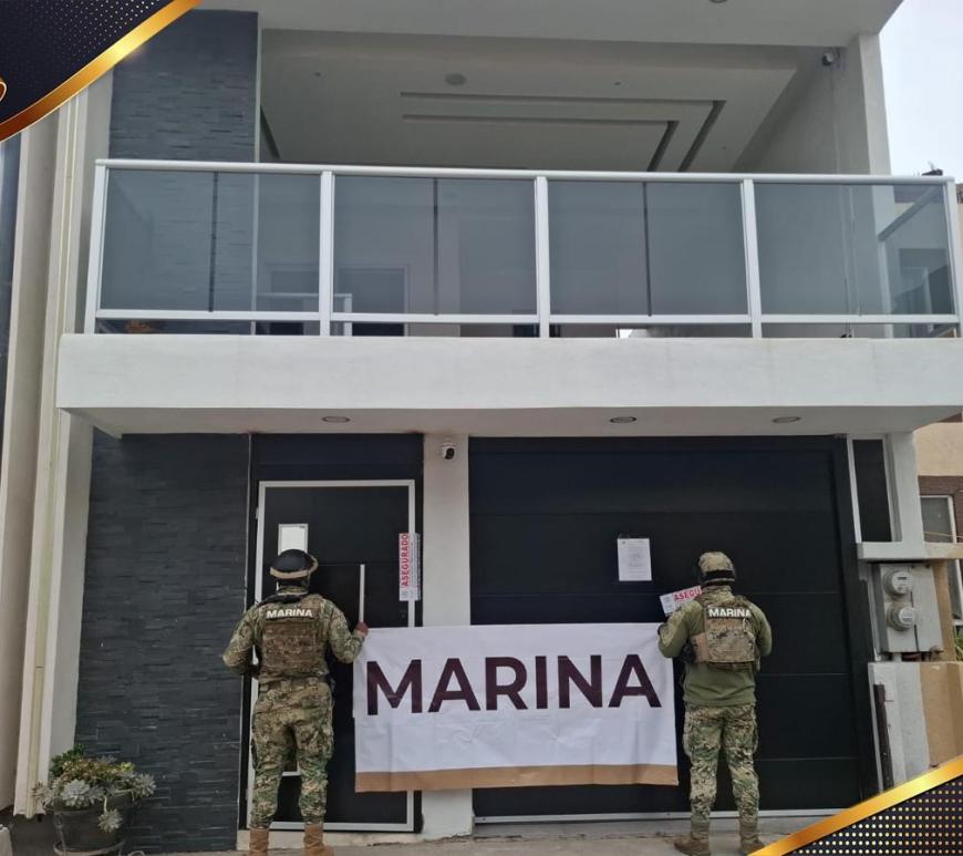 Operativos federales en Tijuana: desmantelan dos inmuebles, detienen a cinco y aseguran armas y droga