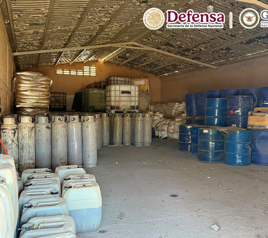 Histórico golpe al narcotráfico: Aseguran más de 24 mil litros de metanfetamina líquida en Sinaloa