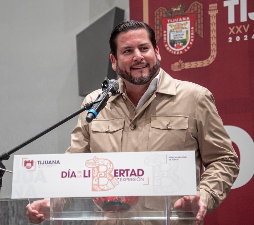 Refrenda Ismael Burgueño respeto total al periodismo en el Día de la Libertad de Expresión