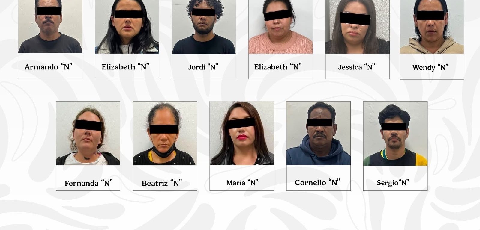 EN BAJA CALIFORNIA, AUTORIDADES FEDERALES ASEGURAN 165 KILOS DE DROGA EN EL AEROPUERTO Y DETIENEN A 11 PERSONAS