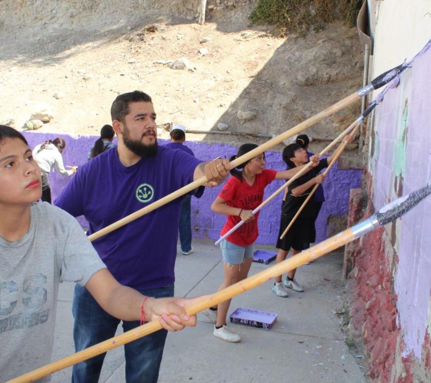 Recuperan espacios públicos en la colonia Libertad para prevenir el delito y fomentar el deporte