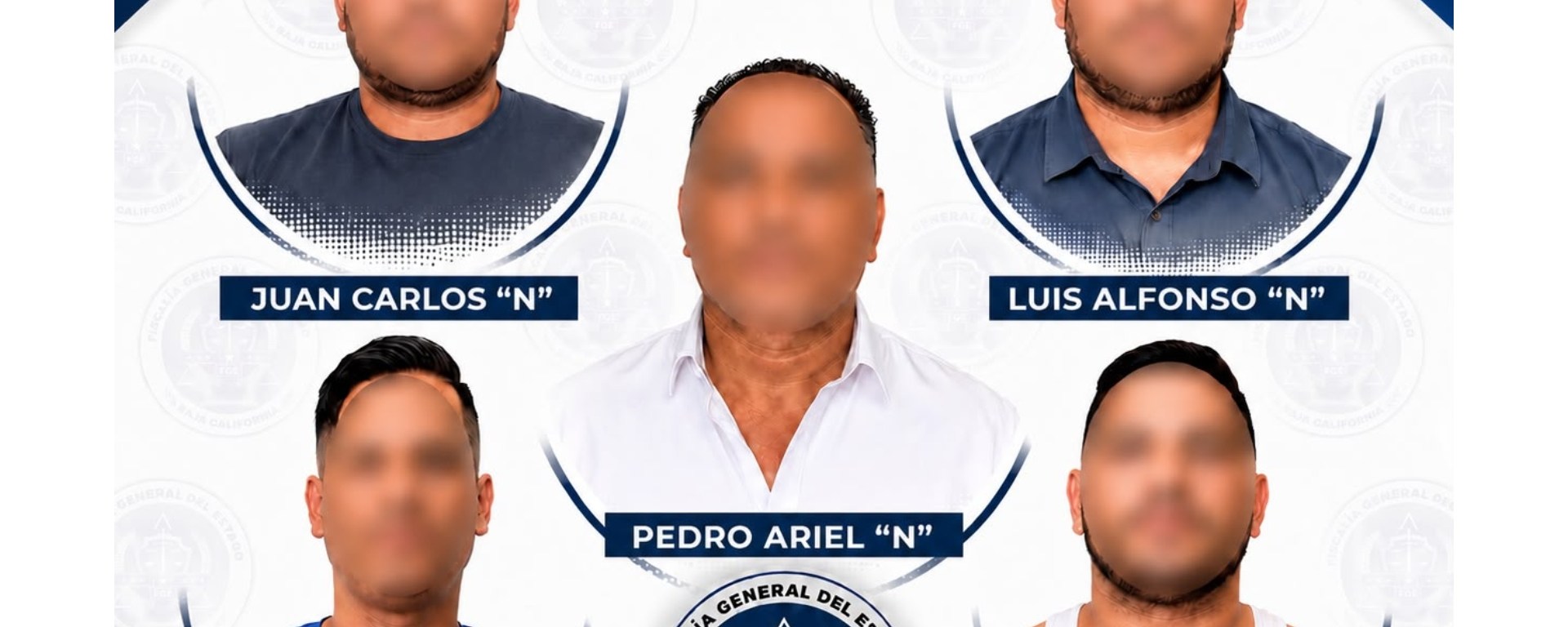 Imputan a exdirector de la policía de Mexicali y a cuatro exmandos por la desaparición de dos jóvenes