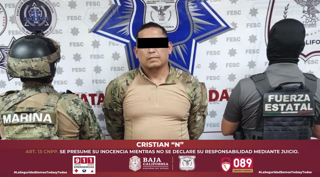 CAE EN EL VALLE DE MEXICALI "EL MUERTO", OBJETIVO DELICTIVO CLAVE