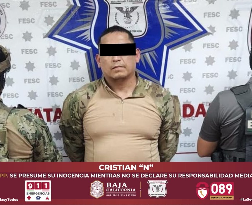 CAE EN EL VALLE DE MEXICALI "EL MUERTO", OBJETIVO DELICTIVO CLAVE