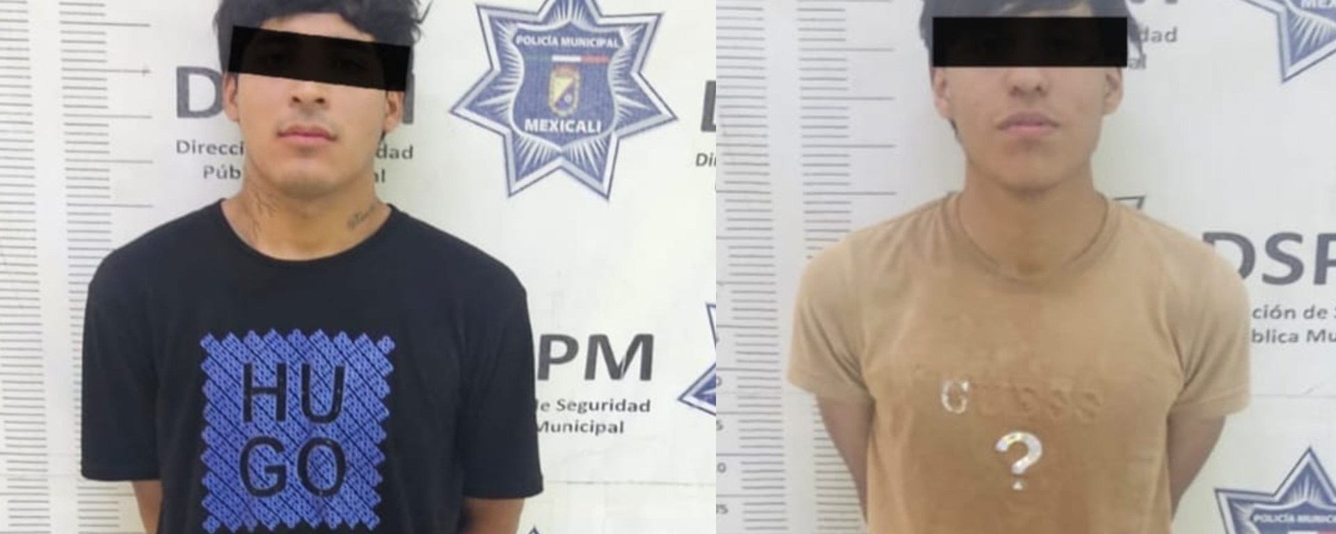 Detienen a dos adultos y cuatro menores por vandalizar motel y lesionar a un policía en Mexicali