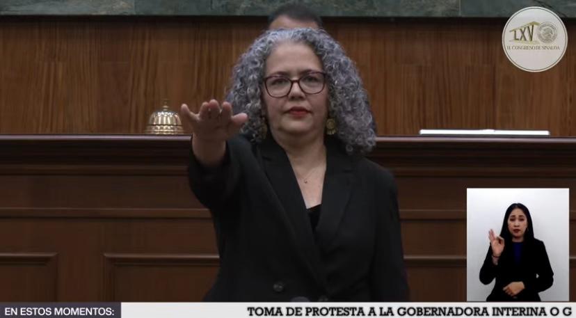 El Congreso de Sinaloa impone a excolaboradora de Rubén Rocha Moya como gobernadora interina