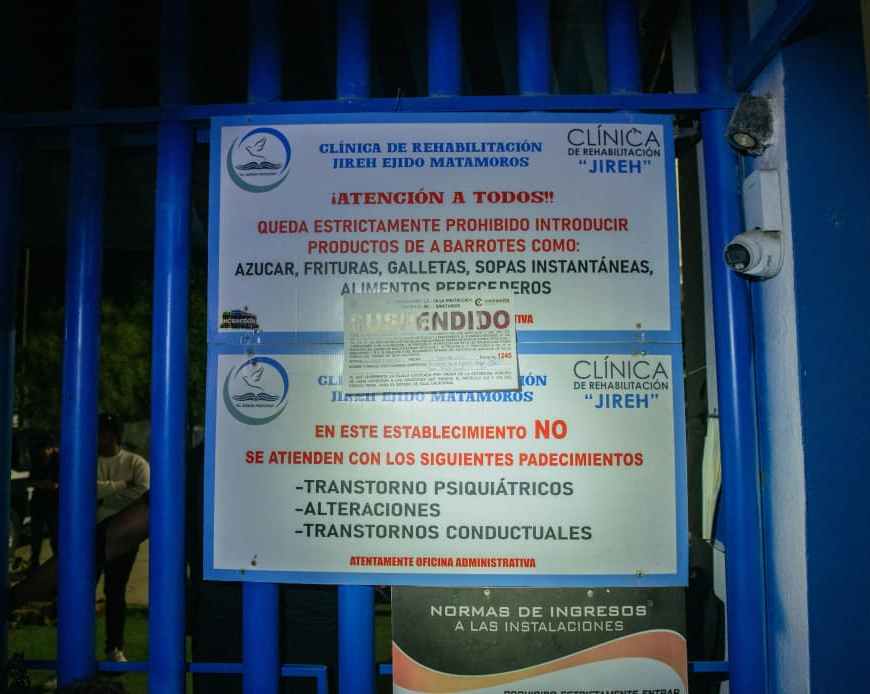 Suspenden anexo Jireh en Tijuana tras crimen de interno y fallas sanitarias; detienen a escolta armado