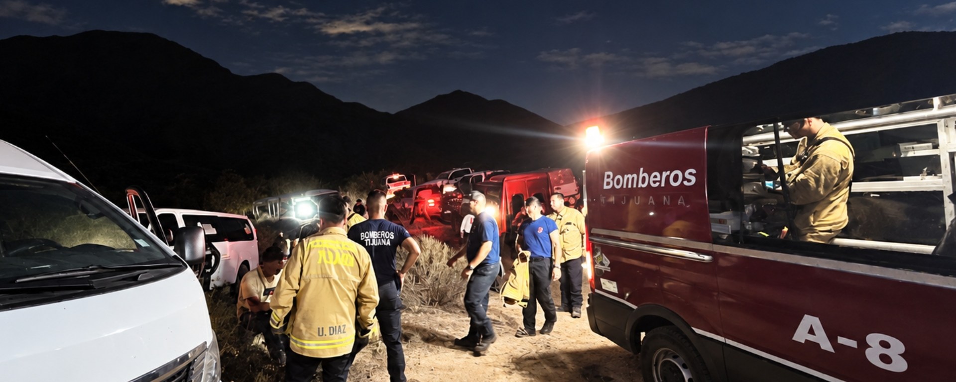 Golpe de calor afecta a brigada de búsqueda en Tijuana; una mujer fue hospitalizada