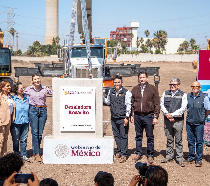 Alcalde de Tijuana respalda inicio de planta desaladora en Playas de Rosarito ante reto hídrico metropolitano