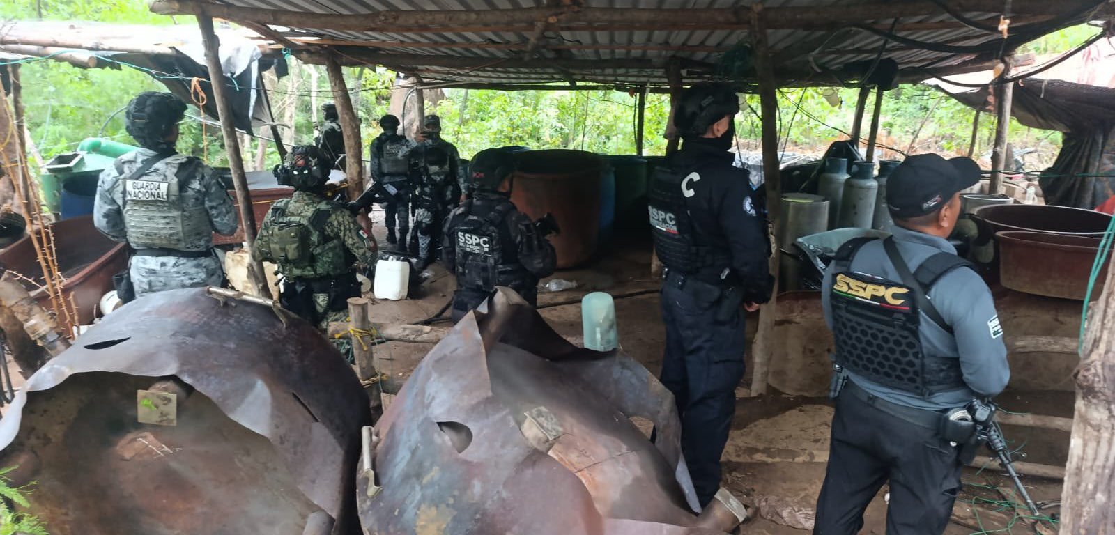 Desmantelan tres narcolaboratorios de metanfetamina en la Tierra Caliente y Costa Grande de Guerrero