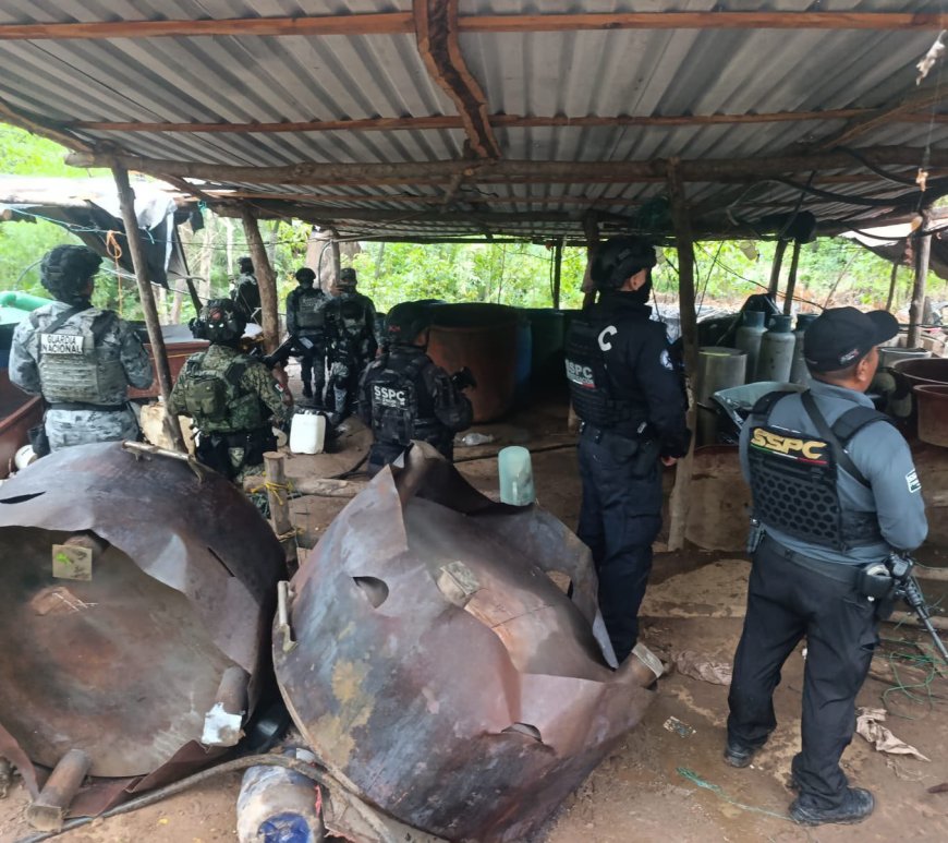 Desmantelan tres narcolaboratorios de metanfetamina en la Tierra Caliente y Costa Grande de Guerrero