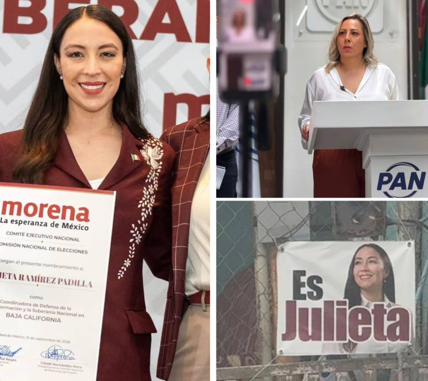 PAN acusa a Morena de premiar a Julieta Ramírez pese a sanciones y denuncias electorales