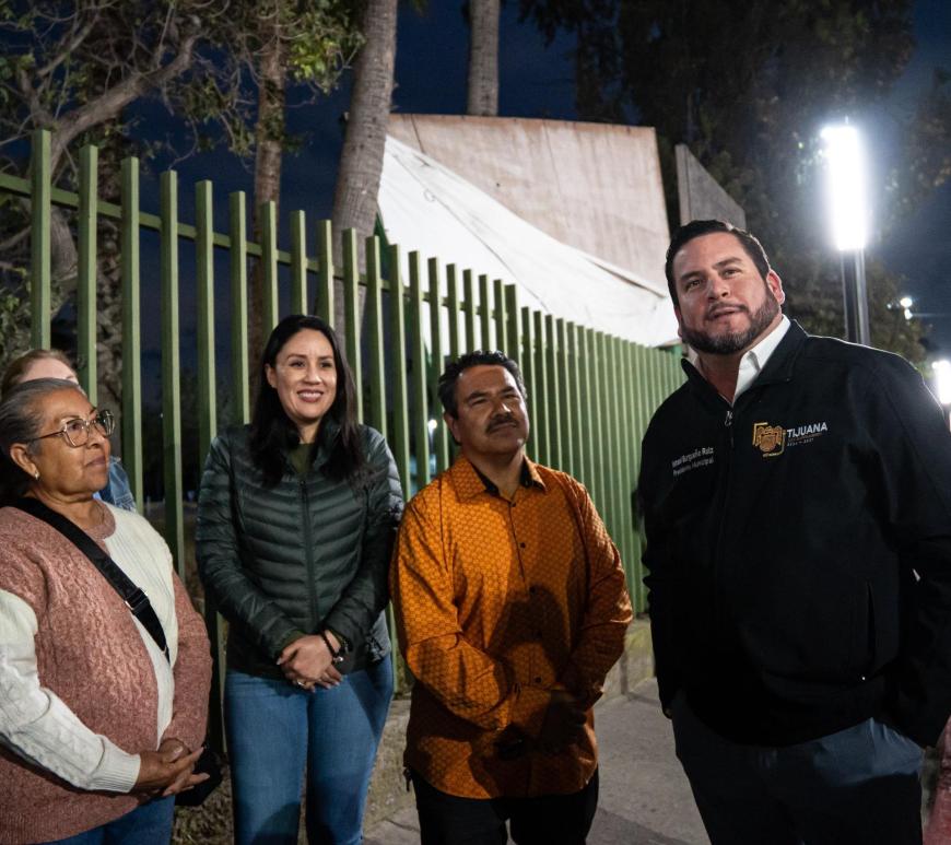 Lidera Ismael Burgueño modernización del alumbrado público con más de 20 mil luminarias y Senderos Seguros en Tijuana