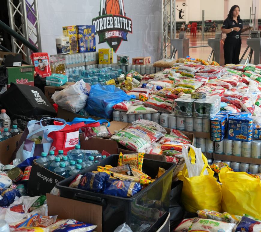 Baloncesto binacional genera más de 500 mil raciones de comida para albergues en Tijuana