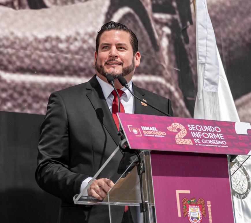 Rinde Ismael Burgueño su Segundo Informe en Tijuana: reporta obras por 323 mdp, ajustes en garitas y programas sociales