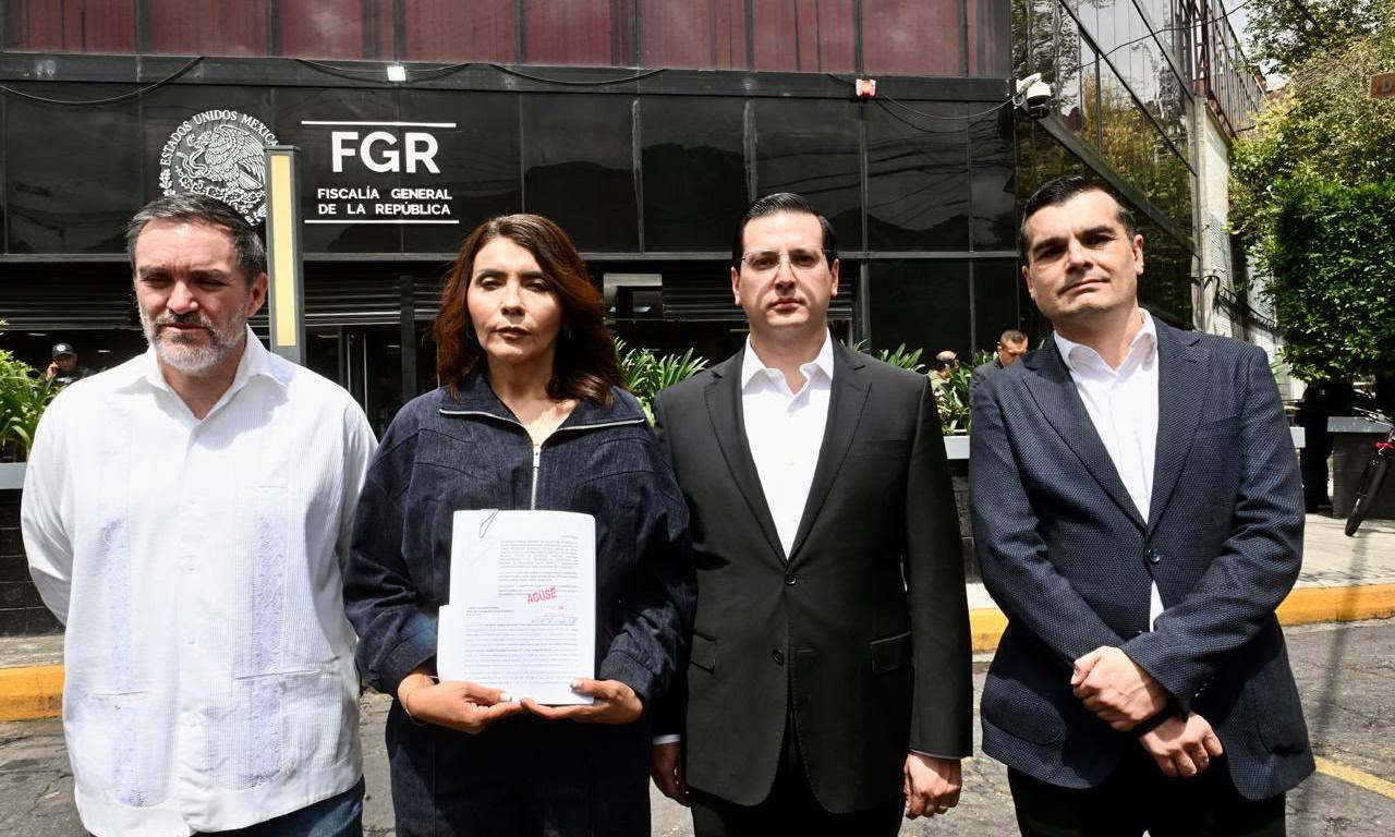 PAN denuncia penalmente a Marina del Pilar ante la FGR por delincuencia organizada y lavado de dinero