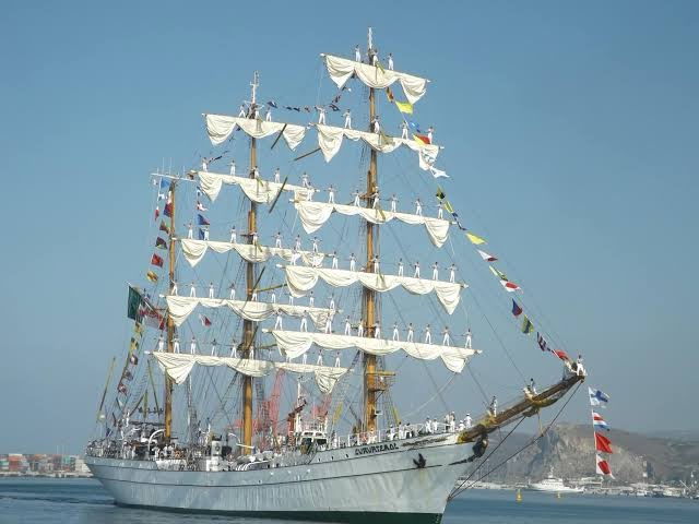 Buque Cuauhtémoc llegó al Puerto de Ensenada