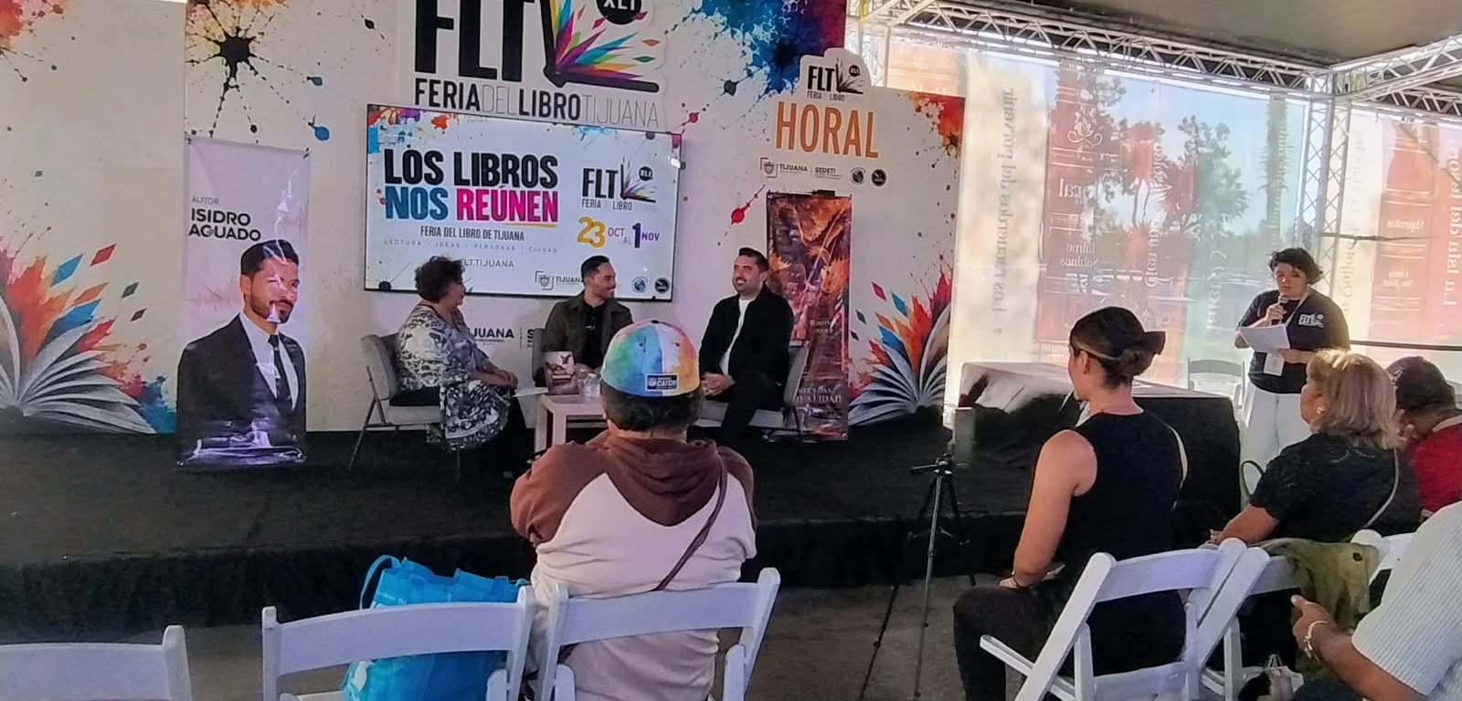 Dejar la queja y tomar acción ciudadana frente al poder, plantea el autor tijuanense Isidro Aguado en la 41 Feria del Libro