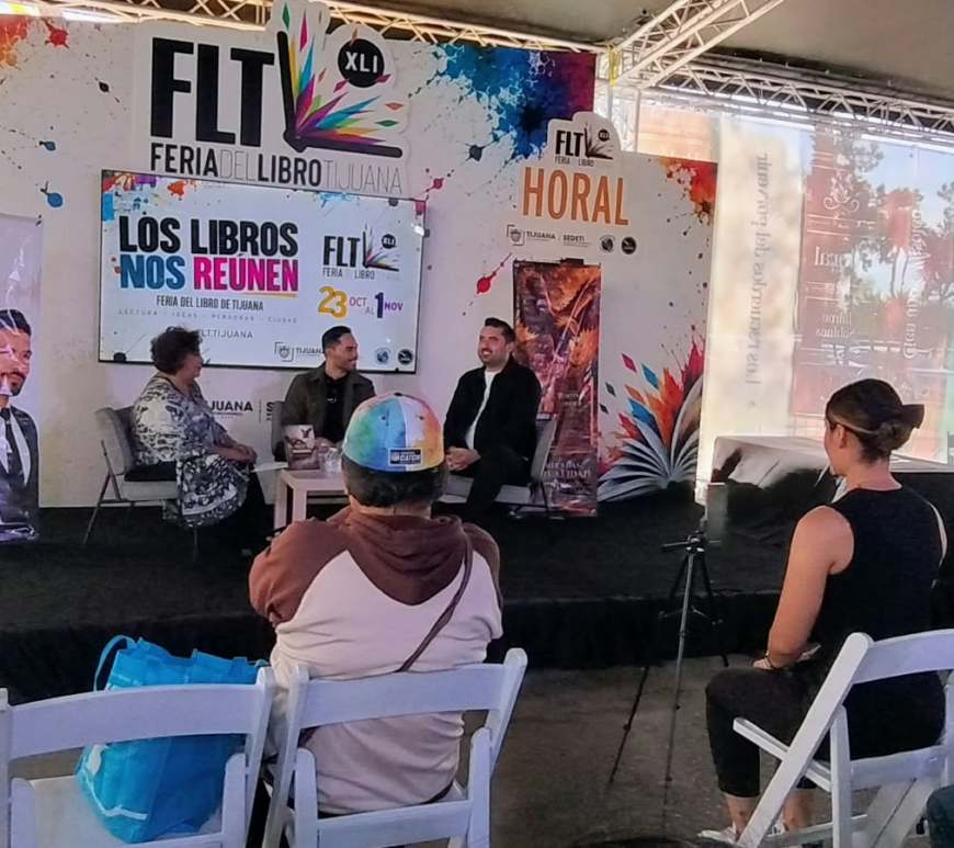 Dejar la queja y tomar acción ciudadana frente al poder, plantea el autor tijuanense Isidro Aguado en la 41 Feria del Libro
