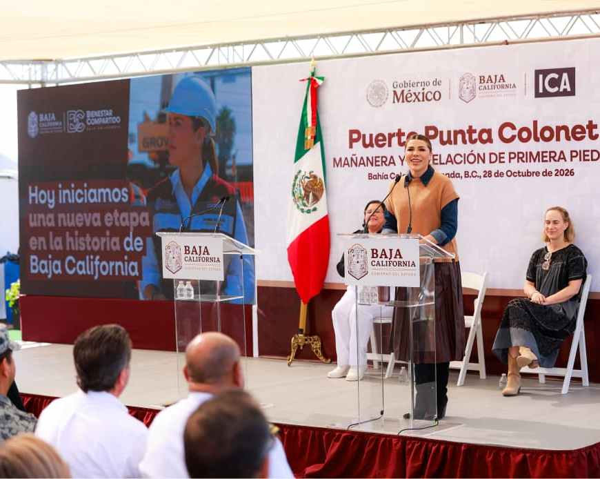 Inician obras del puerto Punta Colonet; prevén operaciones en 2029